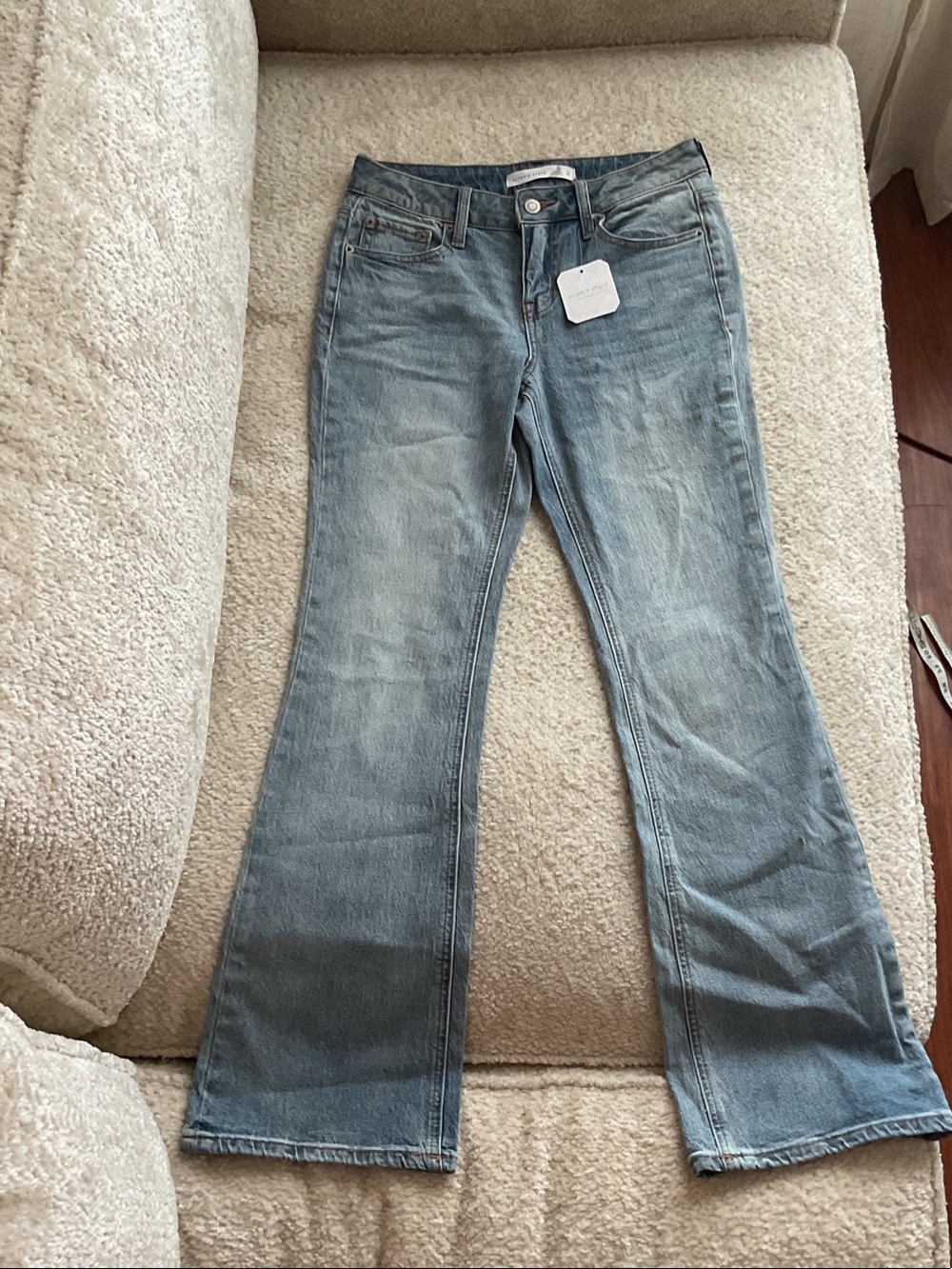 Altar’d State Light Blue Women's Flare Jeans - Casual Stretch Denim